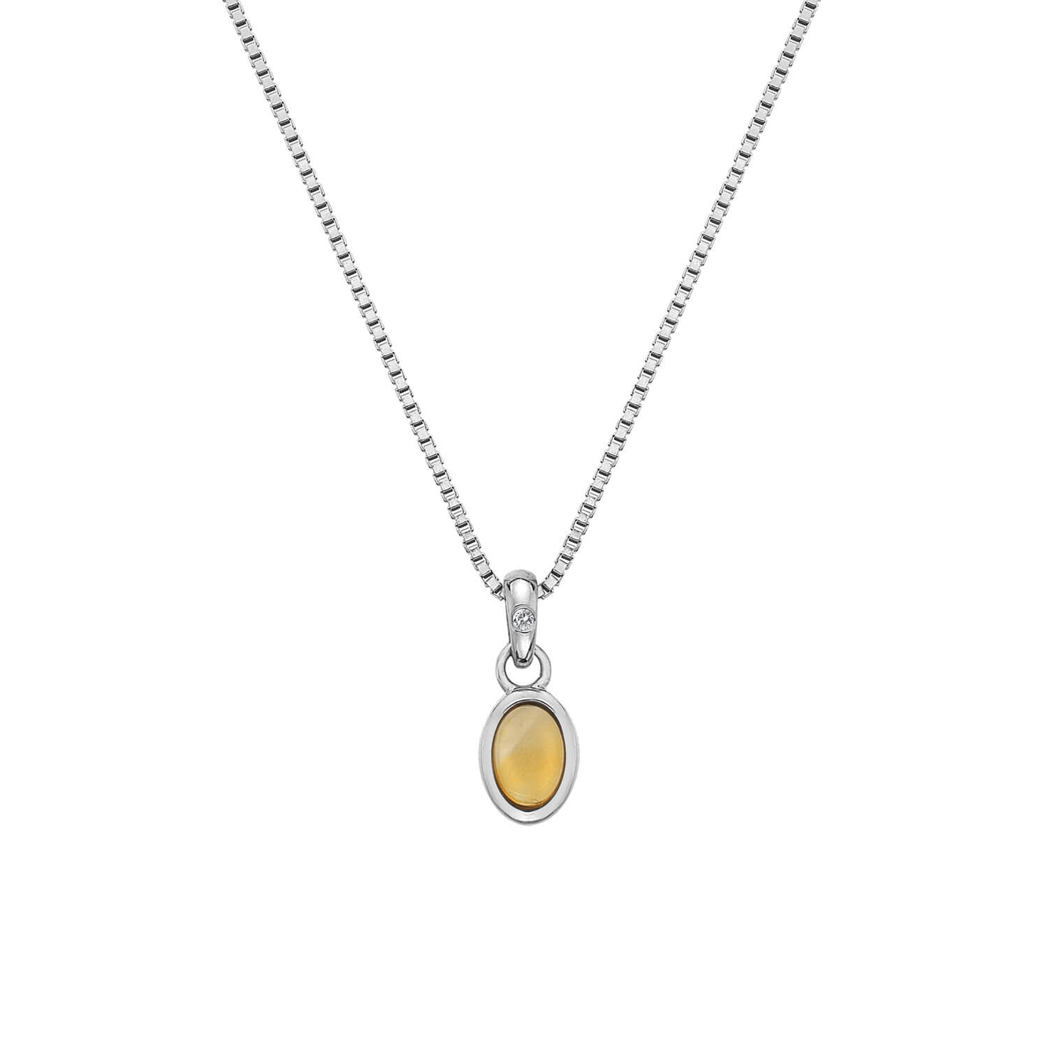 Citrine Birthstone Pendant - November 