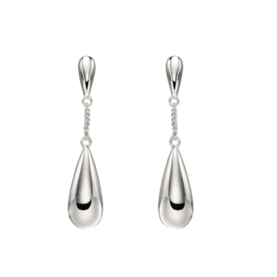 Silver Teardrop Earrings