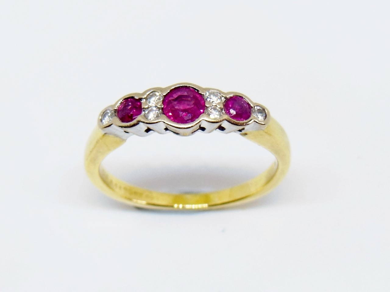 Ruby and Diamond Ring Hoppers Jewellers