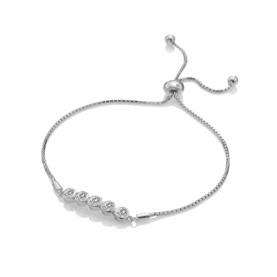 Hot Diamonds Tender White Topaz Bracelet