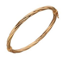 9ct Yellow Gold Bangle | Hoppers Jewellers