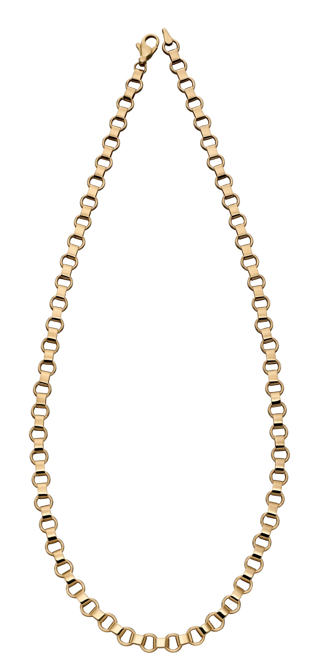 9ct yellow gold necklet Hoppers Jewellers