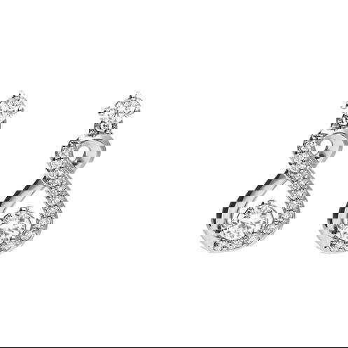 Diamonfire Infinity Zirconia Drop Earrings