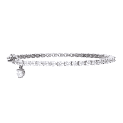 Diamonfire Dazzling Charm Tennis Bracelet
