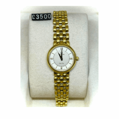 Ladies Gold Omega De Ville Watch